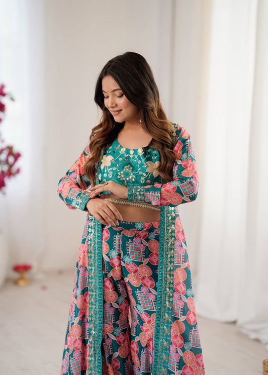 Indo Western Chic Koti Set