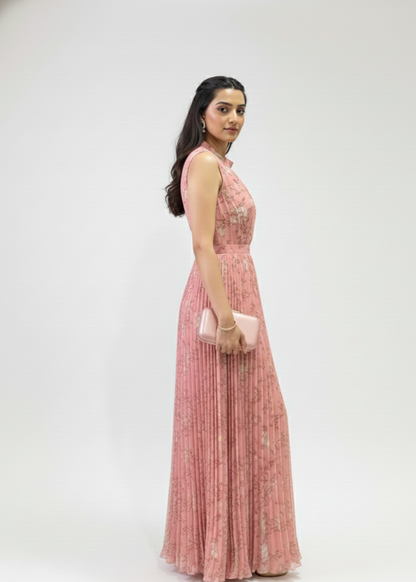 Blooming Floral Printed Maxi Dress