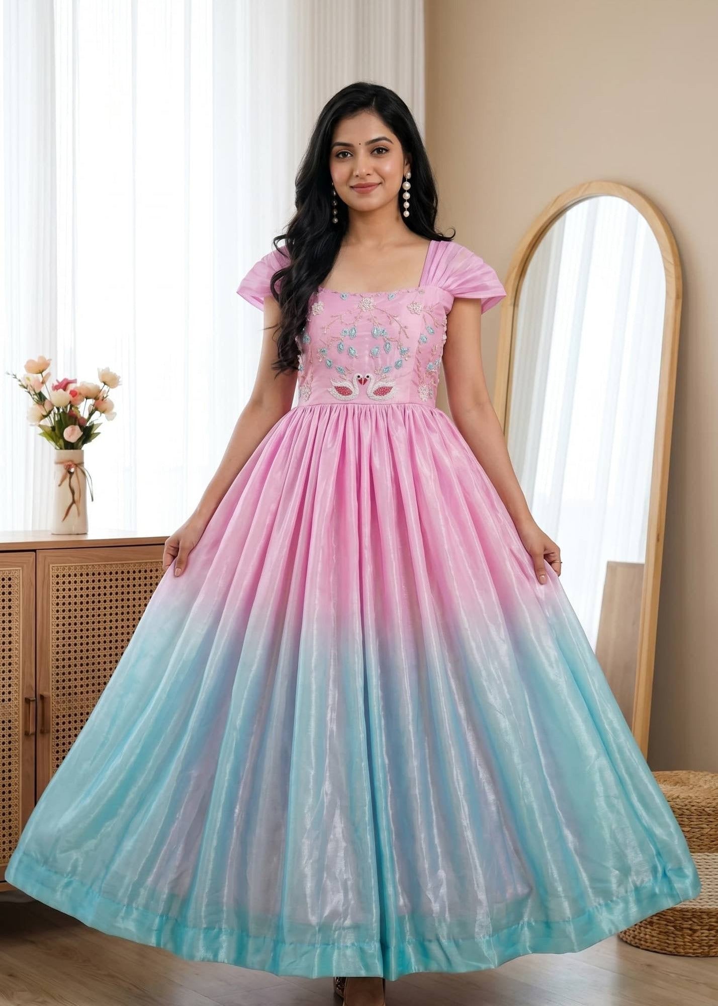 Pastel Swan Dream Gown Collection