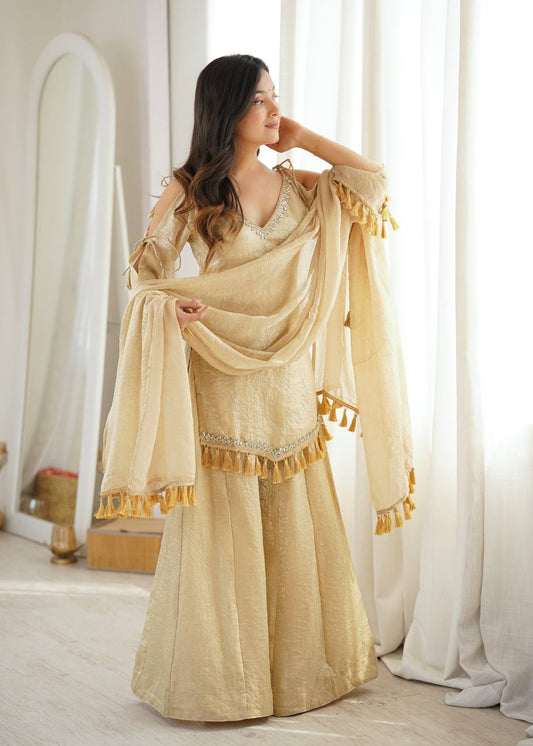 Eternal Ivory Palazo Set