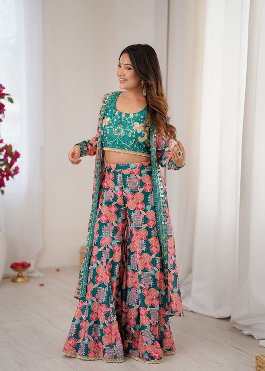 Indo Western Chic Koti Set