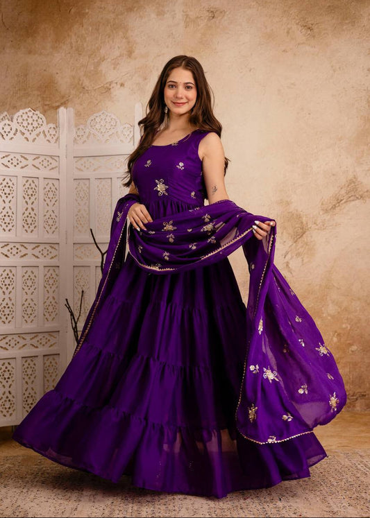 Timeless Grace Star Anarkali Set