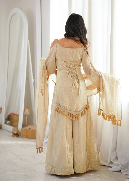 Eternal Ivory Palazo Set