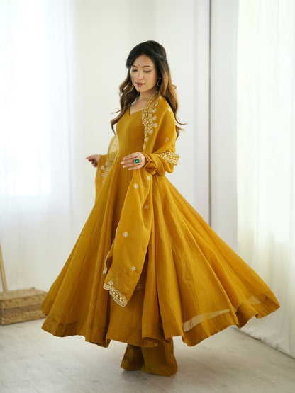 Mystic Glow Sequined Anarkali Set