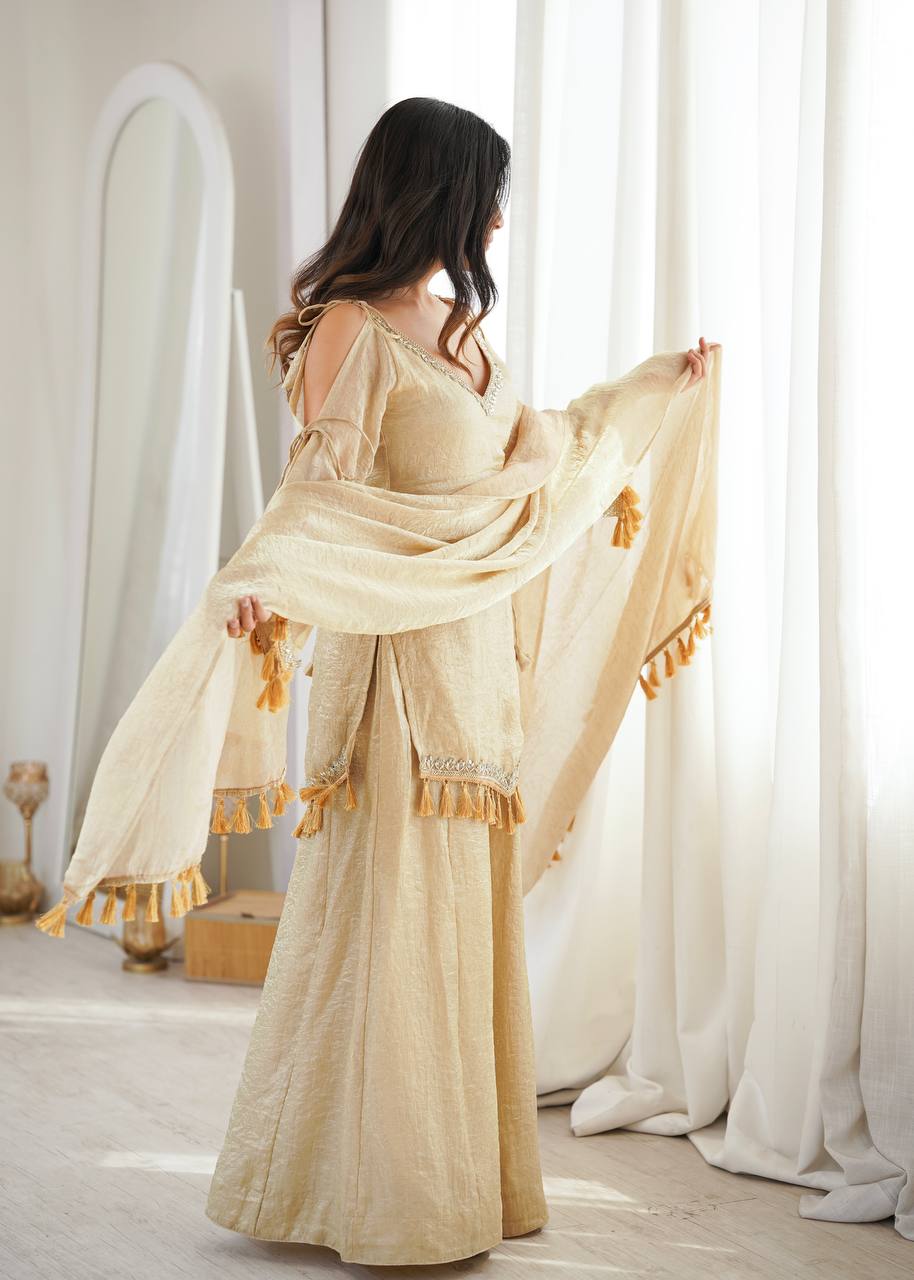 Eternal Ivory Palazo Set