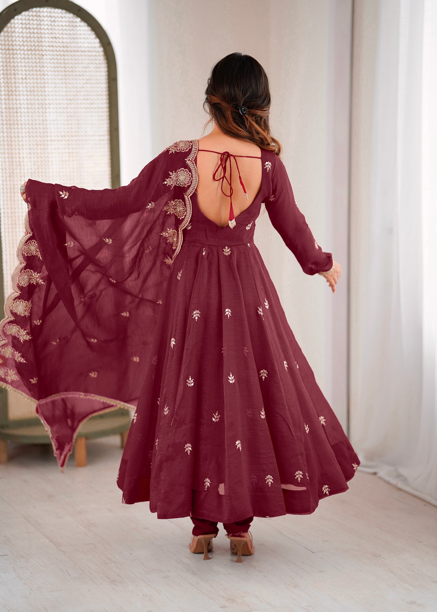 Regal Embroidered Designer Anarkali
