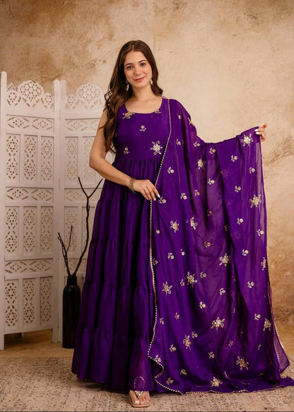 Timeless Grace Star Anarkali Set