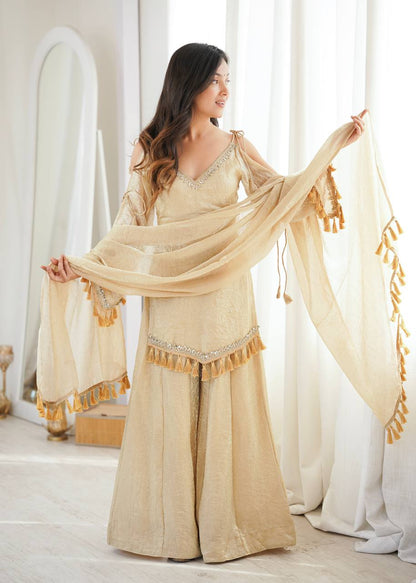 Eternal Ivory Palazo Set