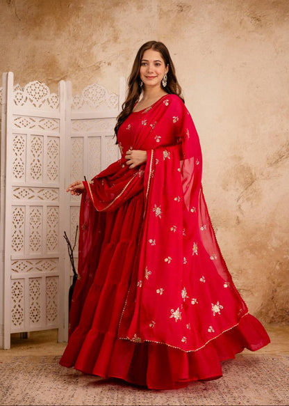 Timeless Grace Star Anarkali Set
