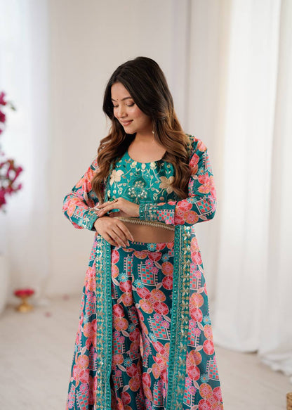 Indo Western Chic Koti Set