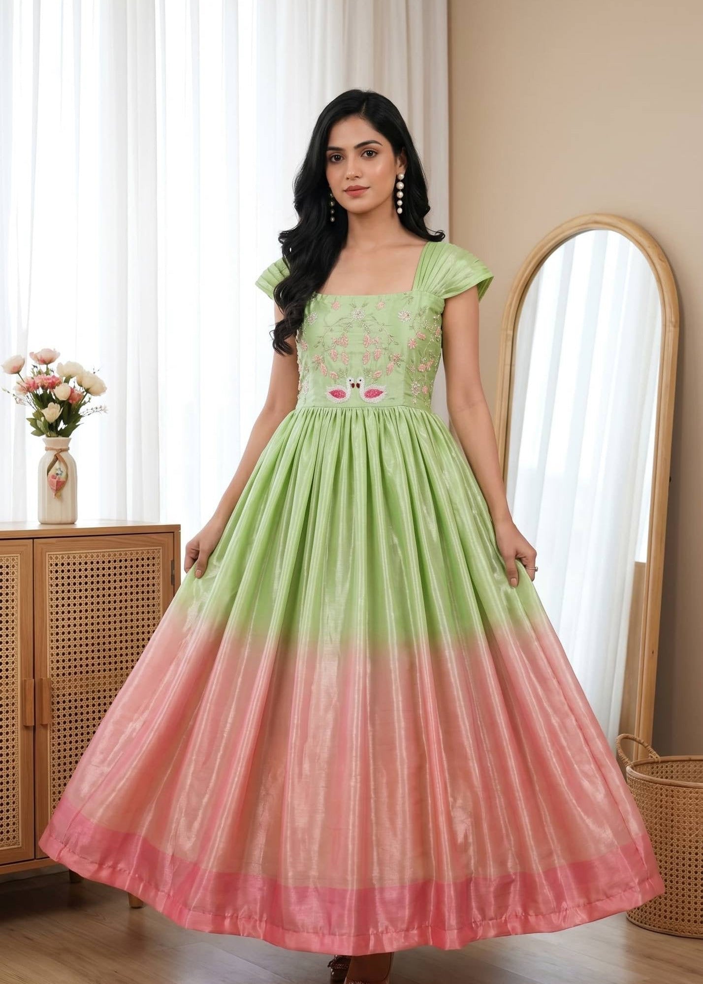 Pastel Swan Dream Gown Collection
