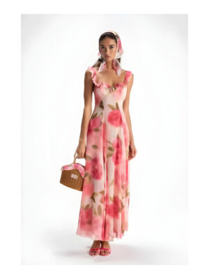 Spring floral dress